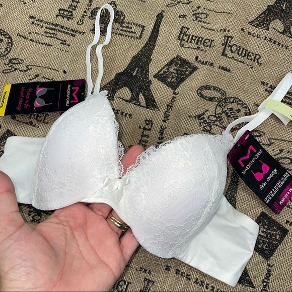 Maidenform NWT! Women's Love The Lift Push Up & In Demi Bra Size 34B - Picture 6 of 11